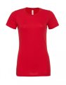 Dames T-shirt Relaxed Bella 6400 Red